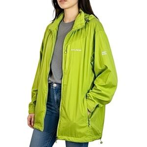 Kolping Korea technical outdoor bright green lightweight windbreaker jacket 105